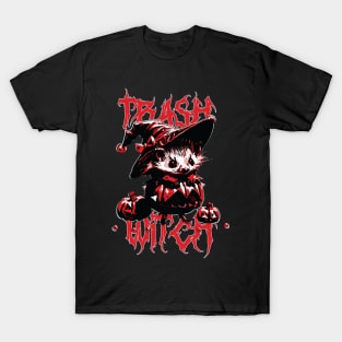 Trash Witch Possum Design T-Shirt